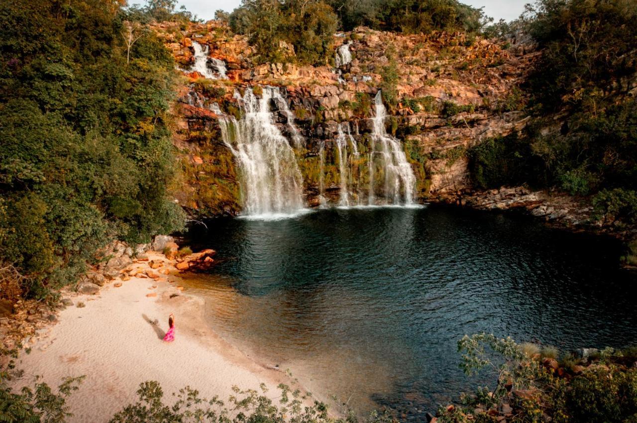 Pousada Cachoeira Poço Encantado Alto Paraíso de Goiás Exterior foto